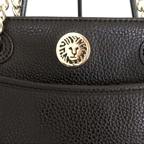 Ann Klein chain Shoulder Bag Color Black - Picture 11 of 16